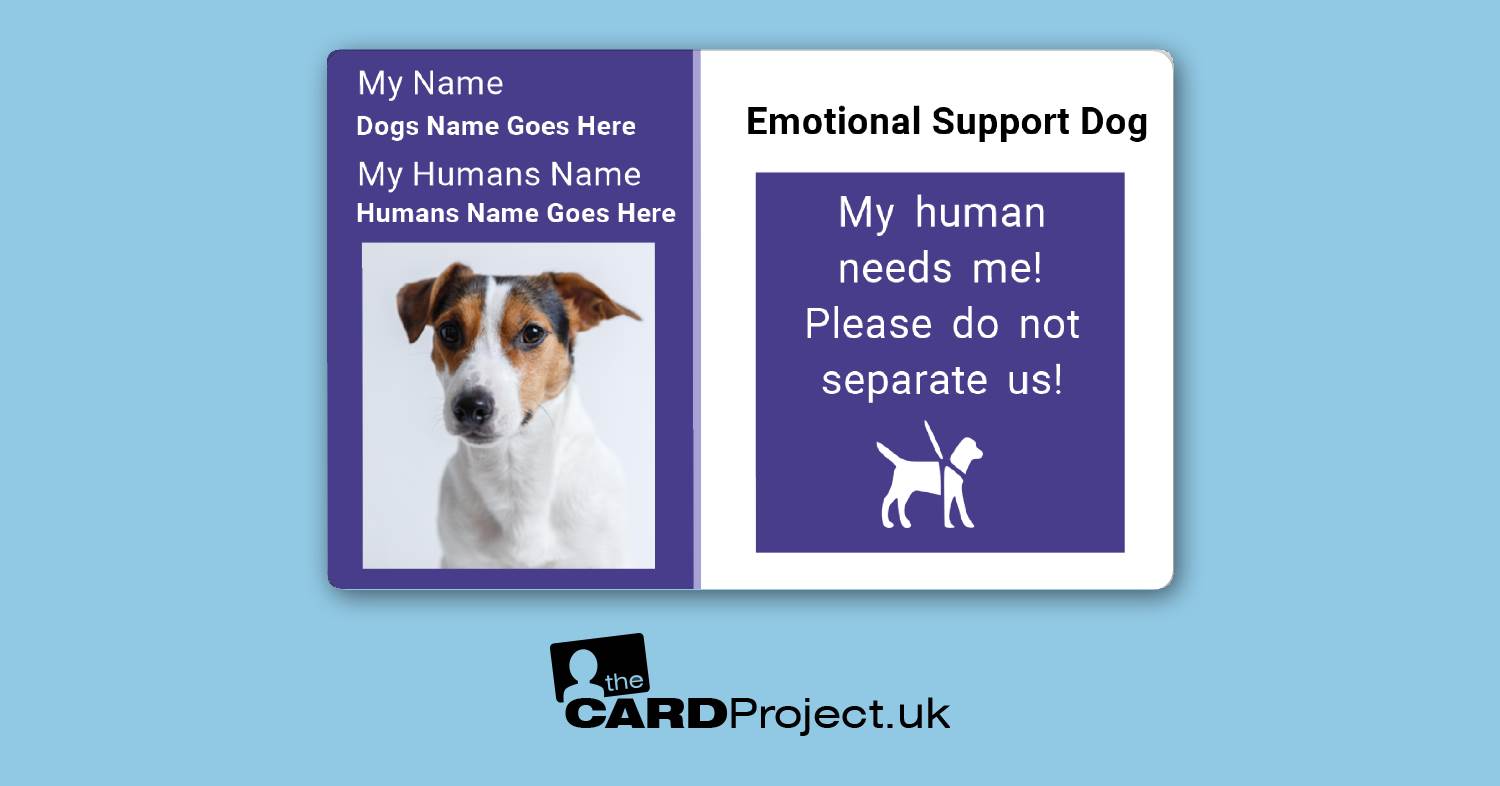Emotional Support Dog Photo ID Card